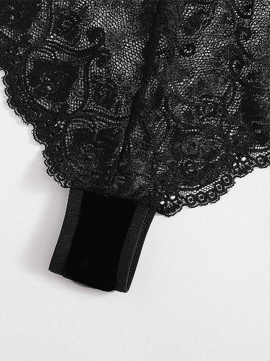 Luxtrada Women's Stain Pajamas Set 4Pcs Sexy Lingerie Floral Lace Trim Cami Shorts Panties Loungewear Comfy Nightwear Lightweight Sleepwear With Robe