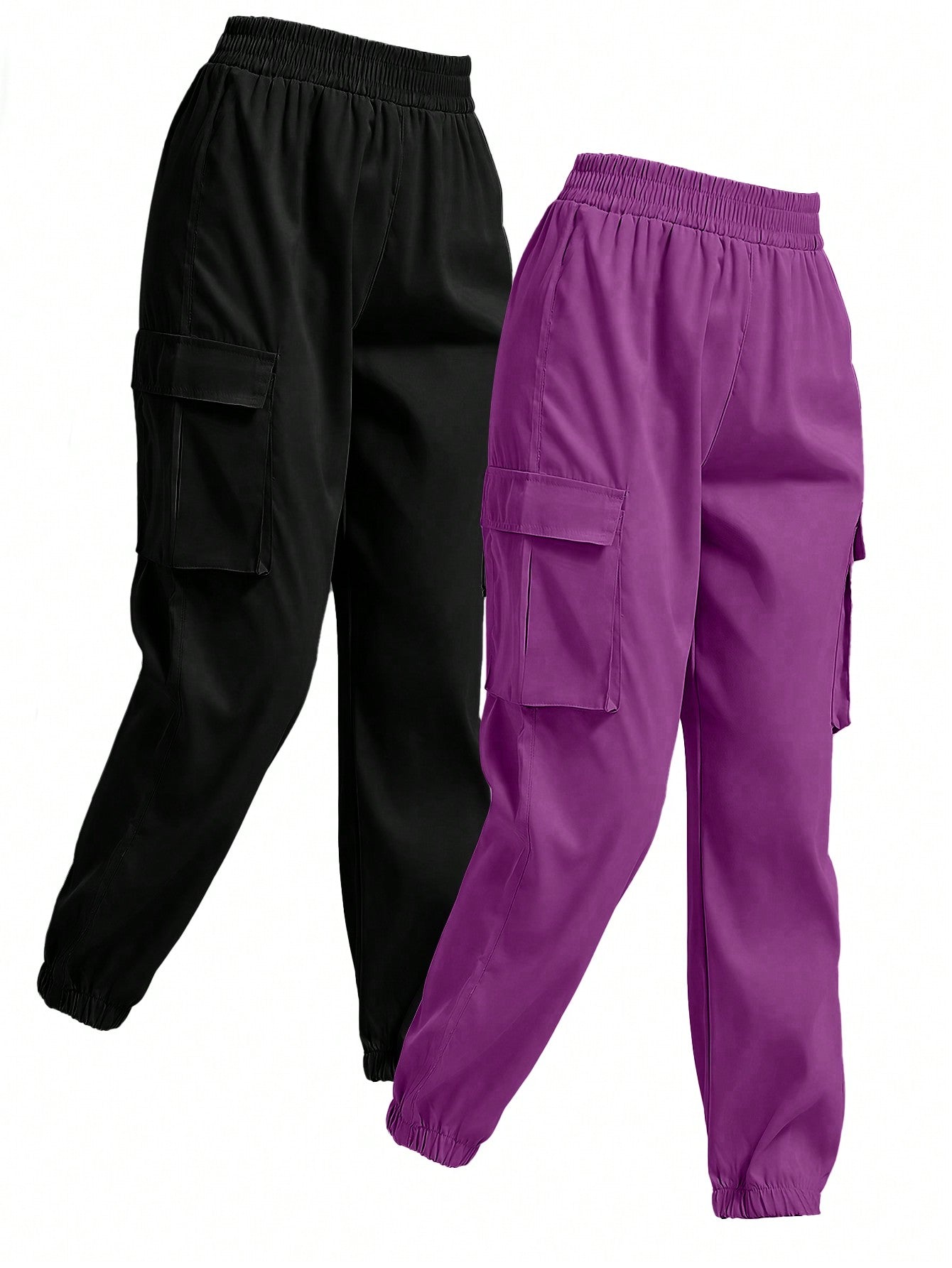Relaxiva Women's Cargo Pants (2 Pieces)