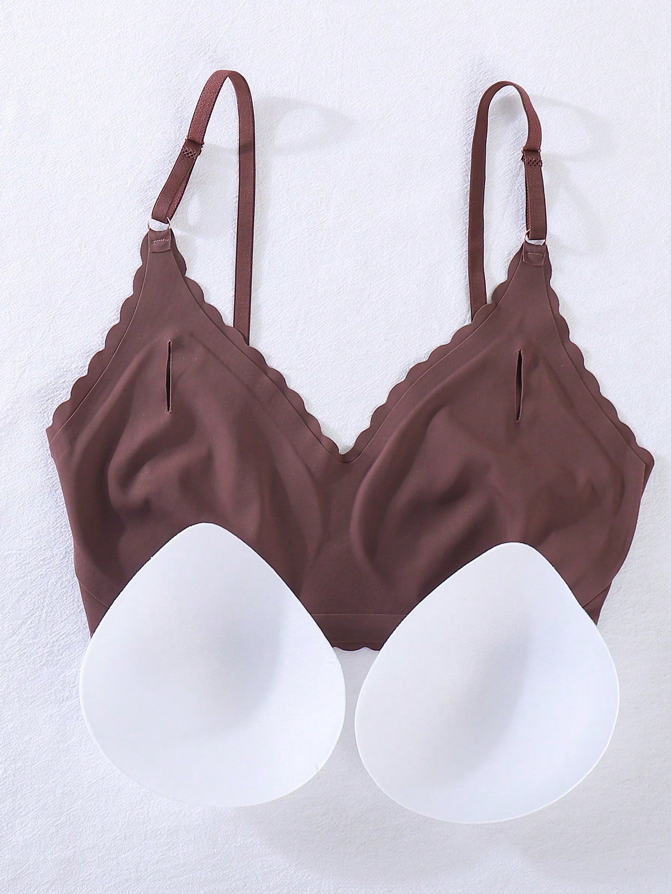 10pcs/Set Comfortable Seamless Wave Rim Underwear Set