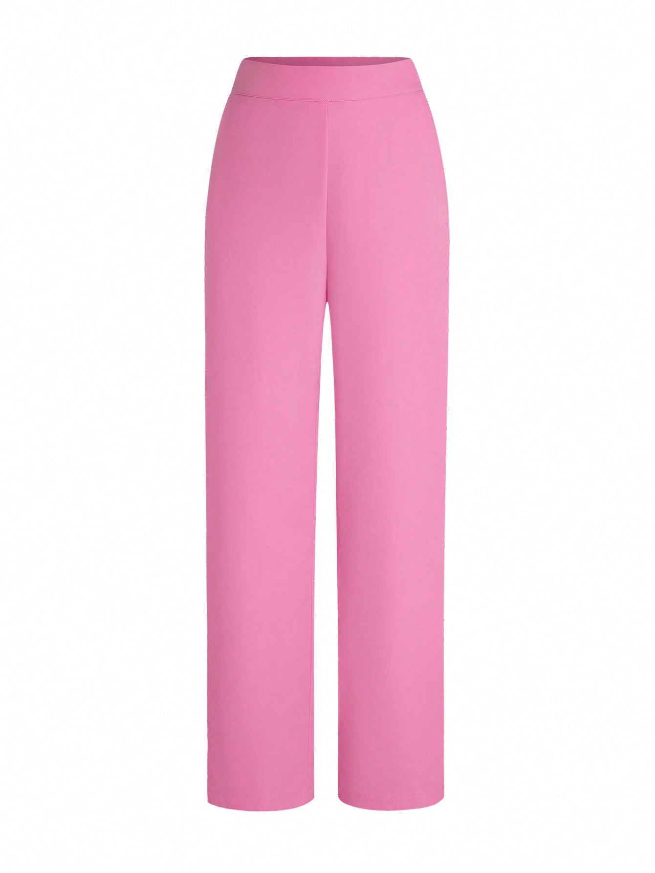 Clasi Women Solid Color Double-Breasted Long Sleeve Blazer And Pant Suit Set