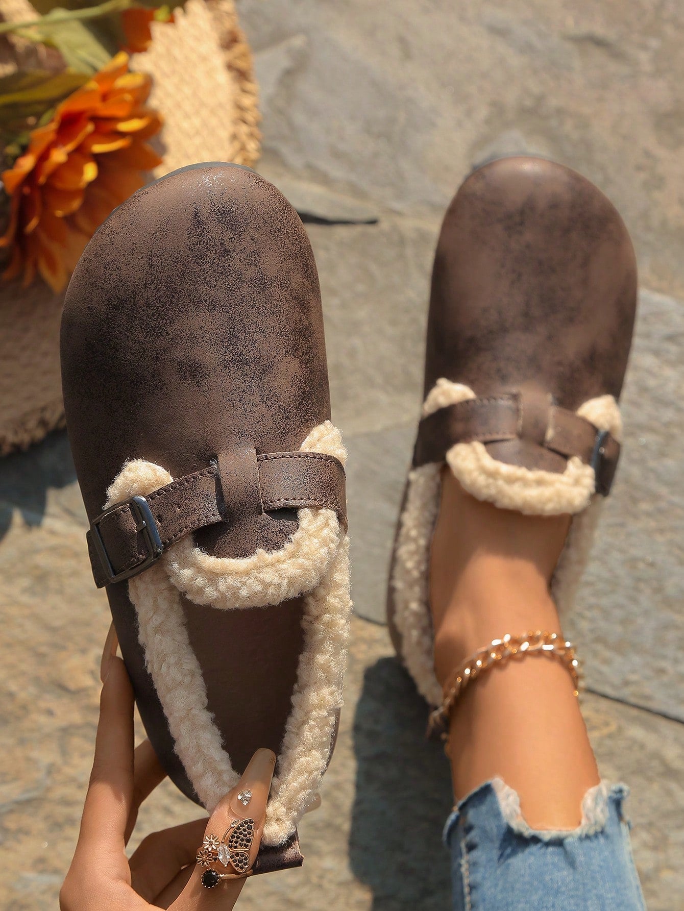 Women's Fall Flat Slip-On Shoes, New Spring & Summer Soft & Comfortable Round Toe Lightweight Casual Loafers, Daily Wear Halloween Accessories