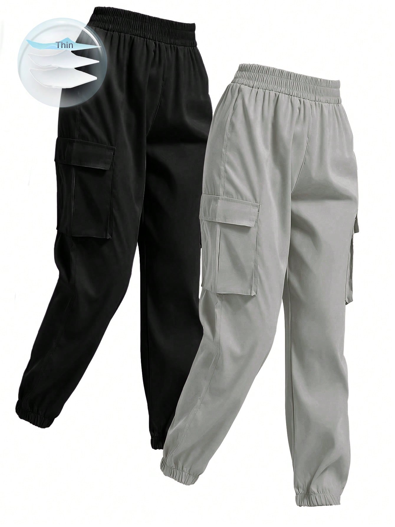 Relaxiva Women's Cargo Pants (2 Pieces)