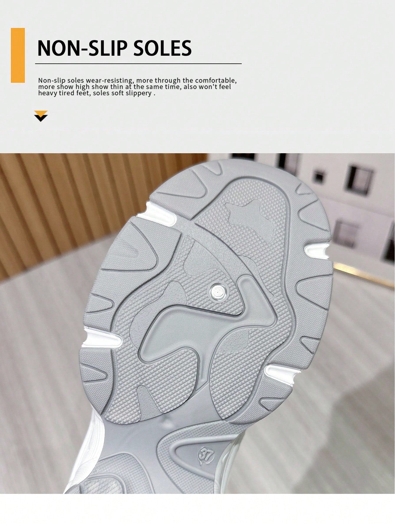 Women Round Toe Lace-Up Color Block Mesh Breathable Comfortable Fashionable Casual Thick Sole Sneakers, Versatile White Shoes For Women