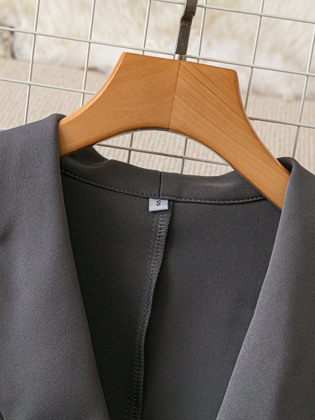 Clasi Women's Autumn Solid Color Lapel Neck Long Sleeve Jacket And Pants Elegant Suit Set