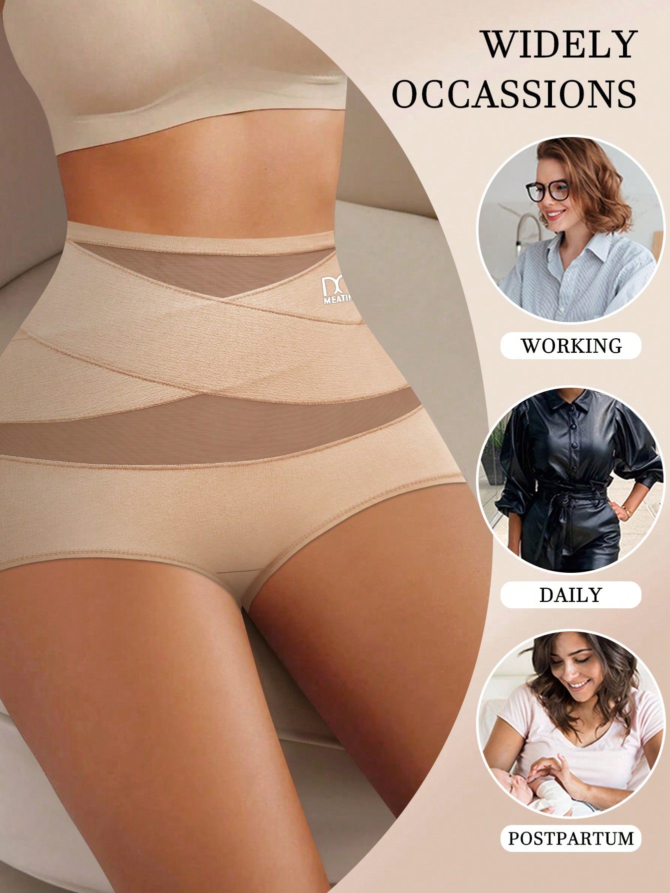 4 Pcs Tummy Control Shapewear Panties For Women High Waisted Body Shaper Underwear Girdle Panty Seamless Shapewear