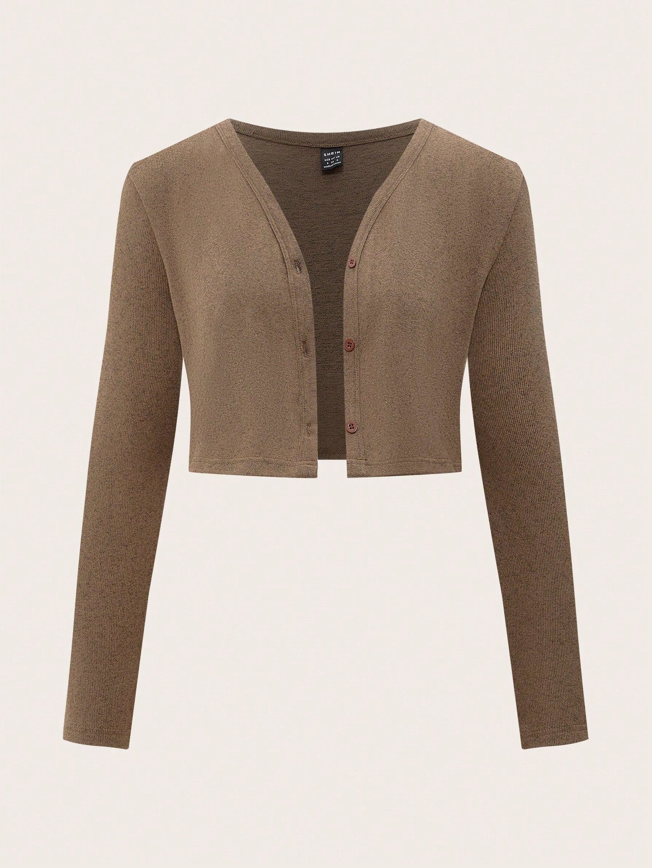 2 Piece Set Khaki Mesh Vintage Print Maternity Long Sleeve Outfit