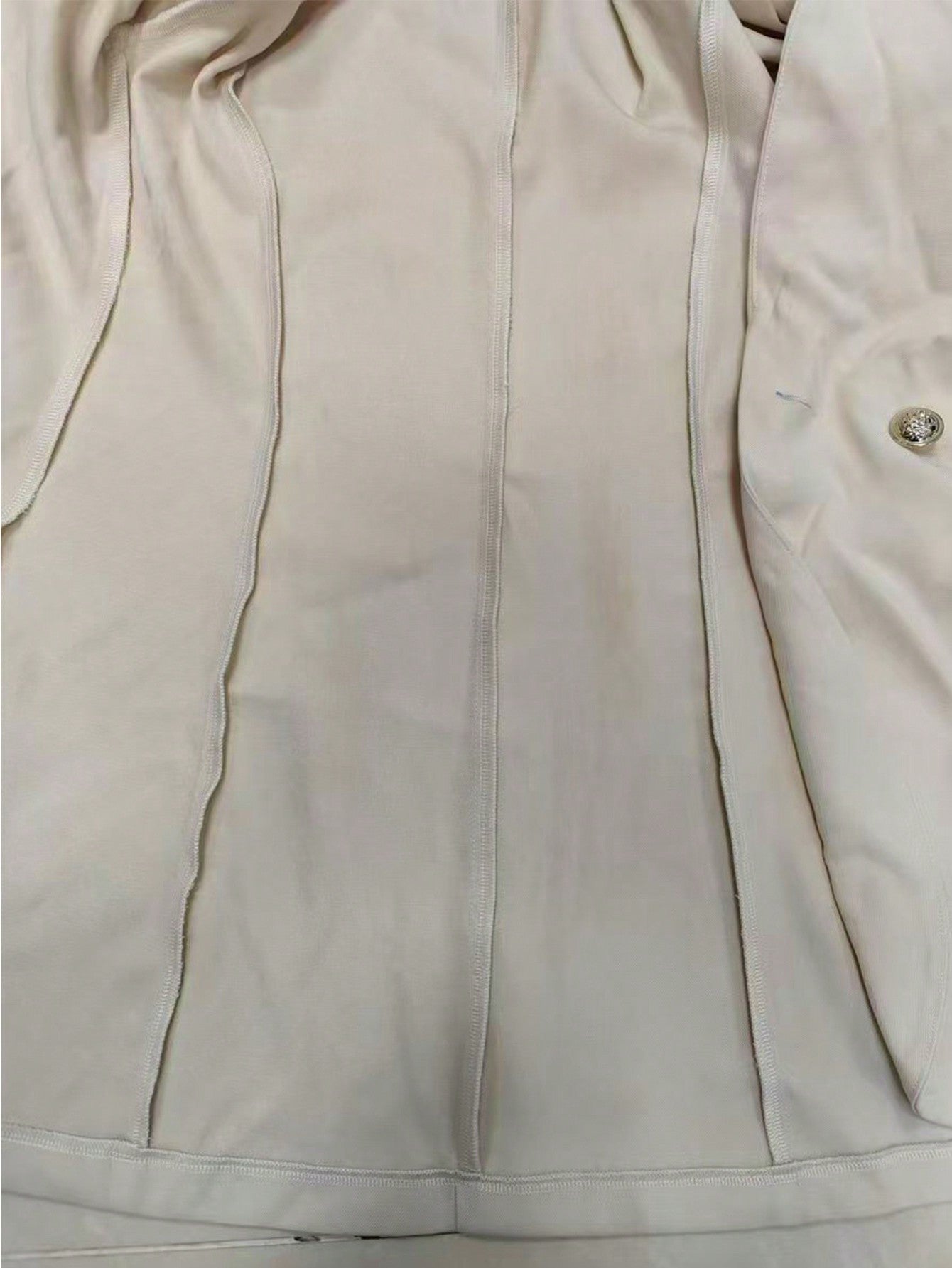 Raffinéa Apricot Color Long Sleeve Lapel Women's Suit Jacket And Pants Set