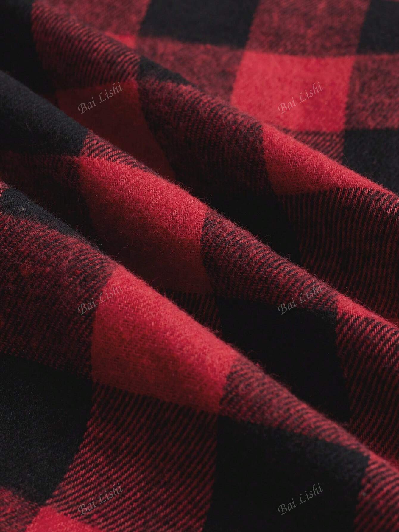 Ladies' Casual Commuting Plaid Front Button Up Shirt, Casual Long Sleeved Lapel Shirt, Suitable For Spring, Autumn, And Winter Wear