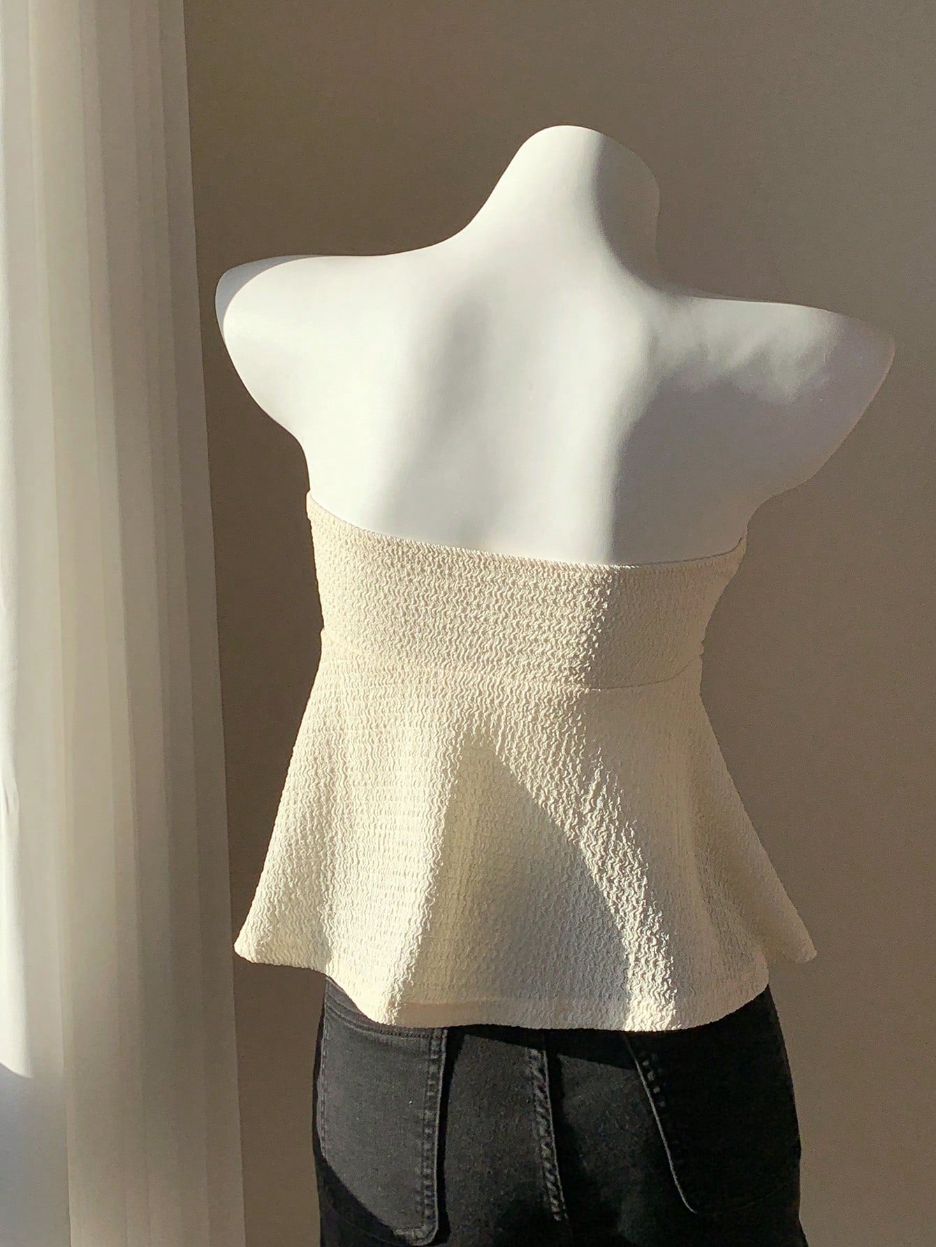 Comfortcana Drawstring Front Tube Top