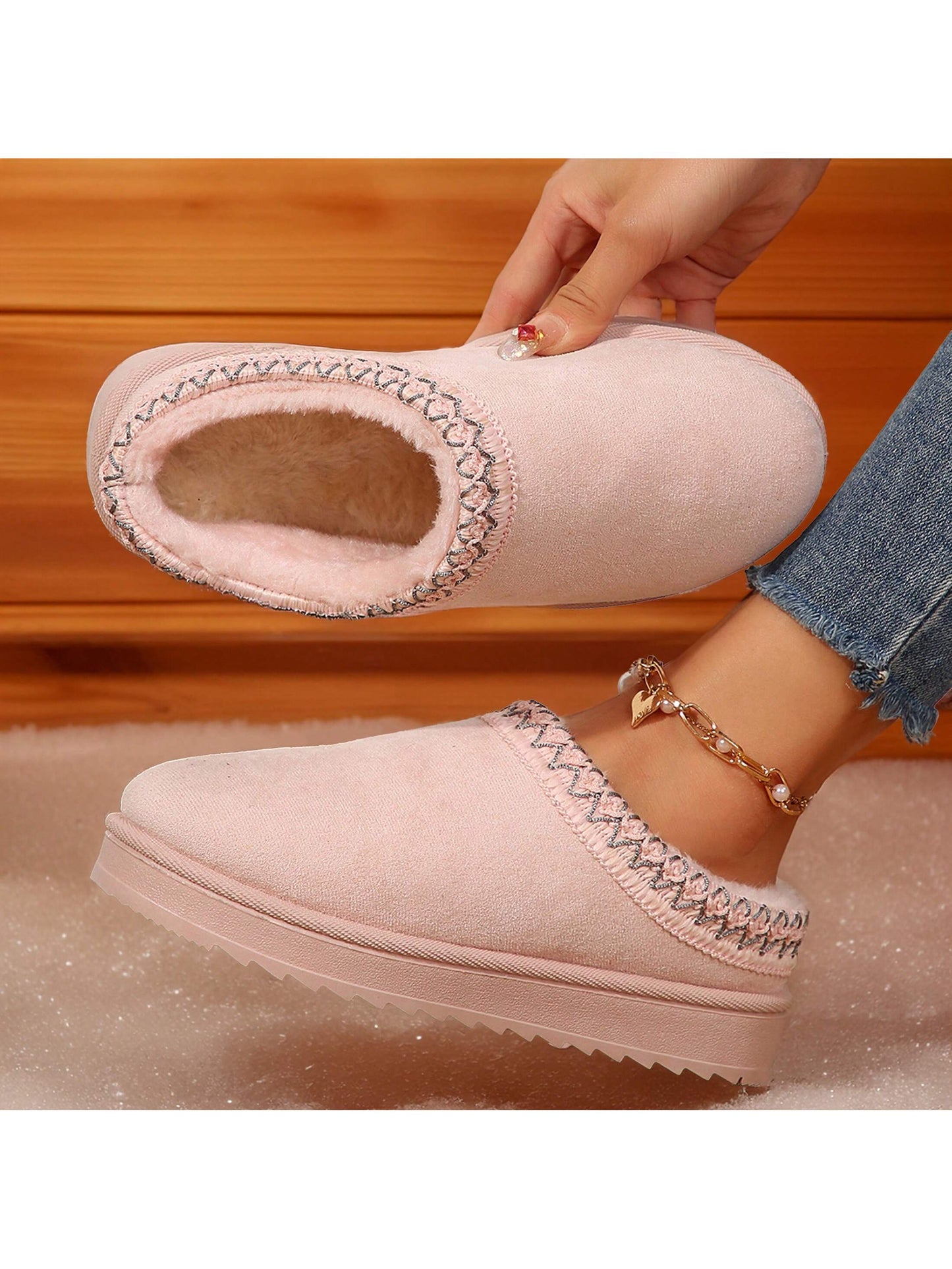 Women's Slip-On Platform Loafers With Chunky Heels For Casual Comfort