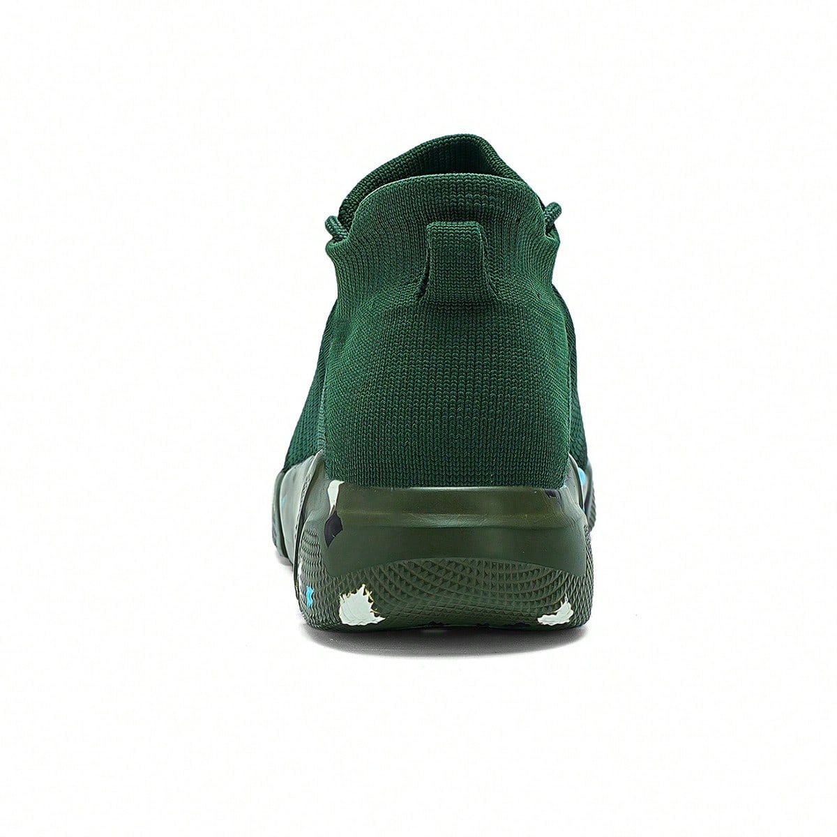 Women's Breathable Lightweight Shock Absorbing Athletic Shoes - Comfortable All-Season Lace-Up Casual Sneakers, With Braided Texture Elastic Fabric And Low-Top Style