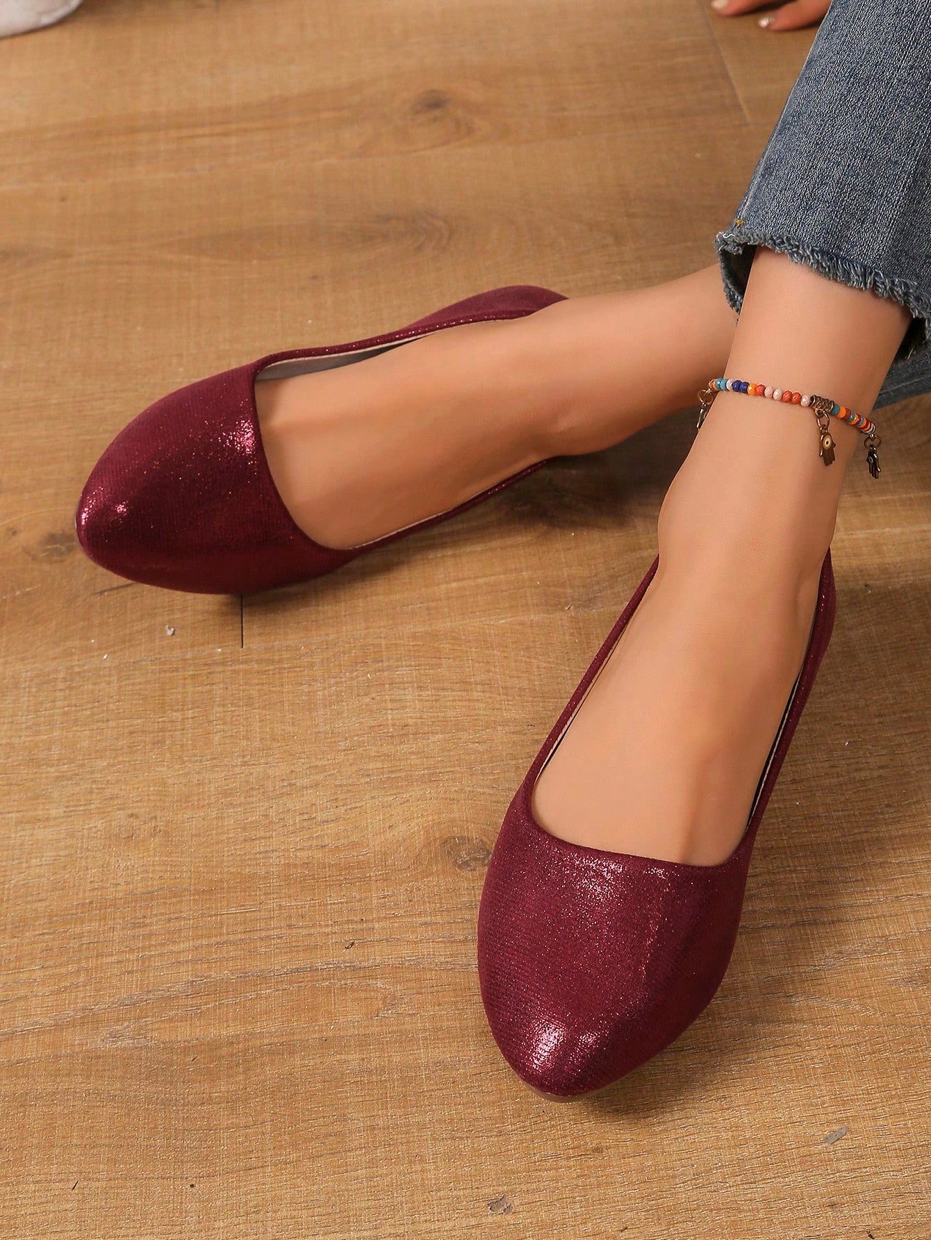 Women's Soft Bottom Flat Loafers, Versatile Casual Slip-On Work Shoes For Spring And Autumn