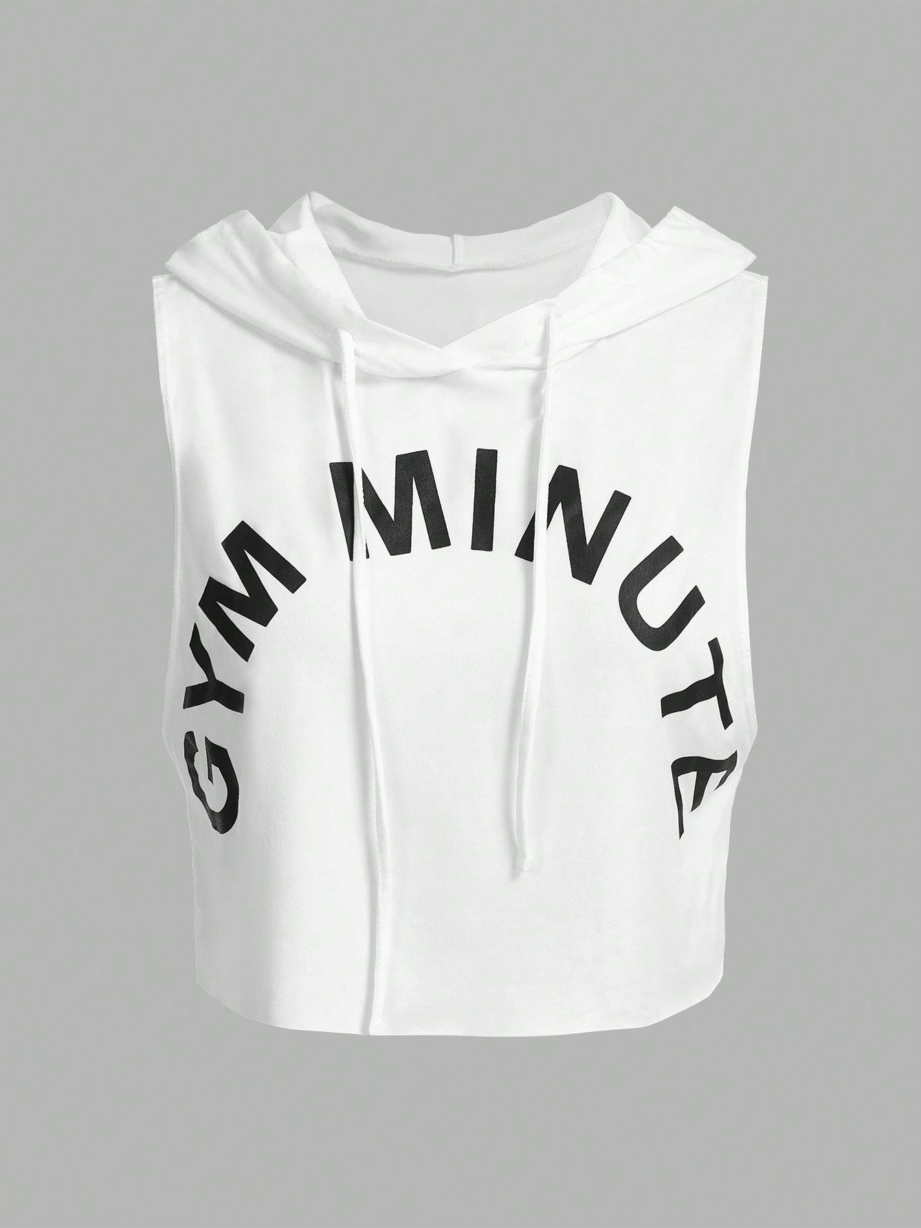 Sport Studio Women Letter Print Hooded Sports Vest And Pants Set, Fashion & Versatile