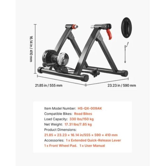 Uimoso Magnetic Bike Trainer Stand for Indoor Cycling,Fits 26-29in & 700C Wheels