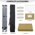 Ainfox 10 x 10 ft Pop up Canopy Tent with Sidewalls,Instant Outdoor Canopies,Shade Tents with Carrying Bag