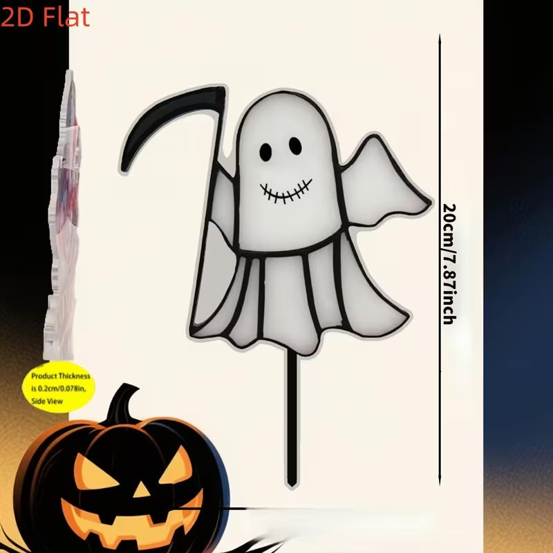 Acrylic Halloween Garden Decoration Picks