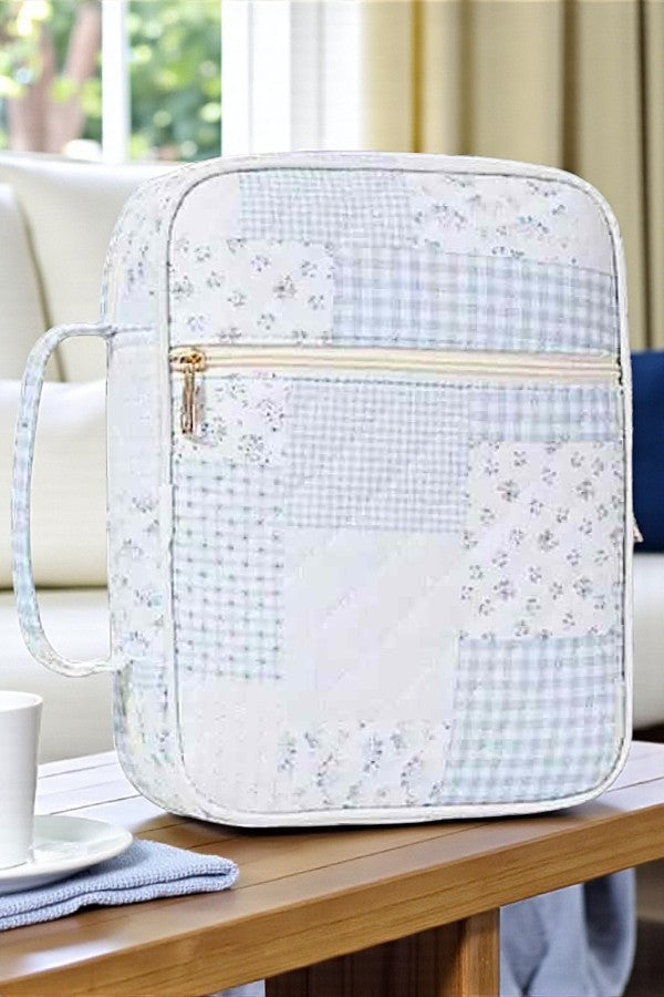 SC - ETA 2/16 - Miriam Blue Patchwork Bible Cover