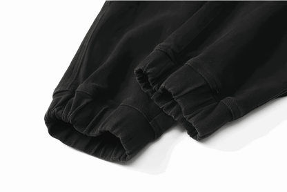 Men’s Cargo Pants – Loose Fit, Elastic Cuffs, Utility Style for Winter