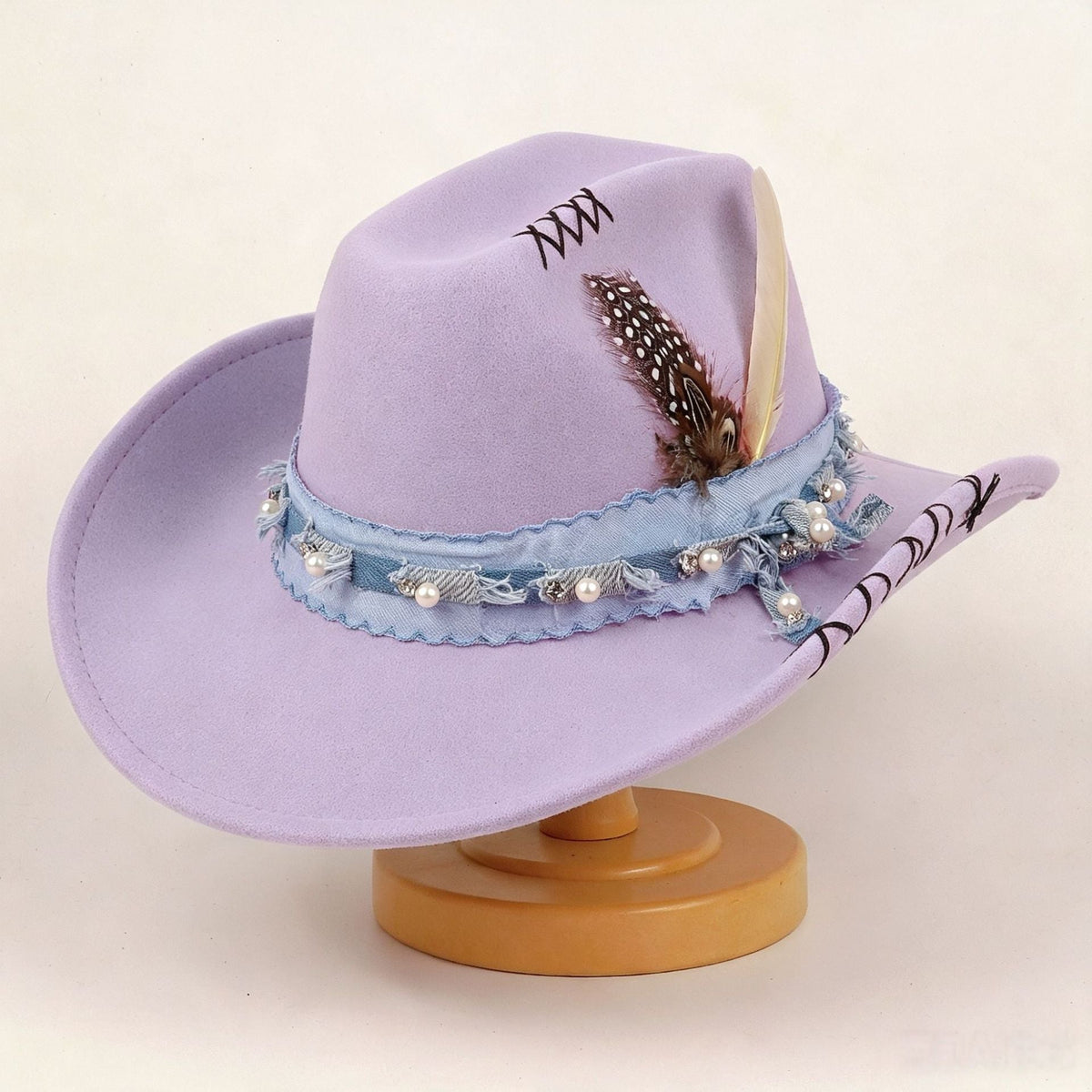 Western Cowboy Vintage Jazz Hat Felt Hat