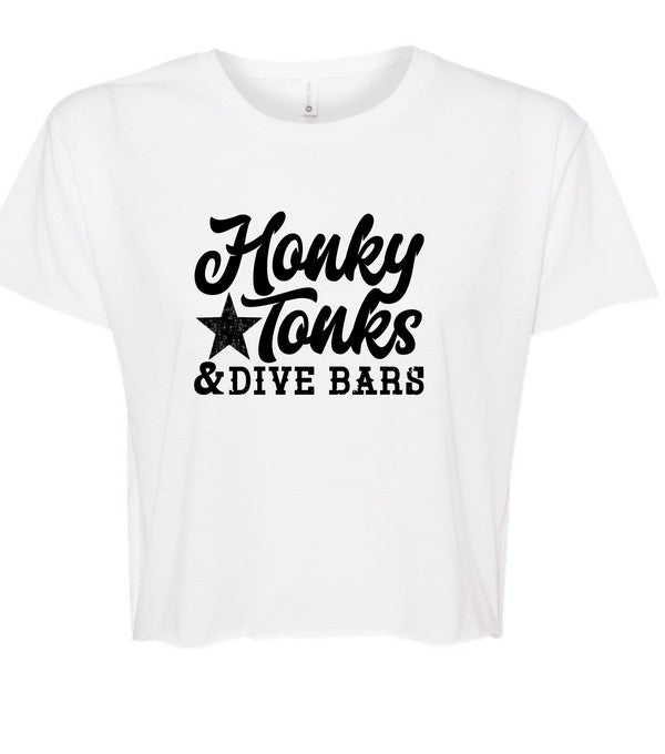 Honky Tonks and Dive Bars Cropped Tee