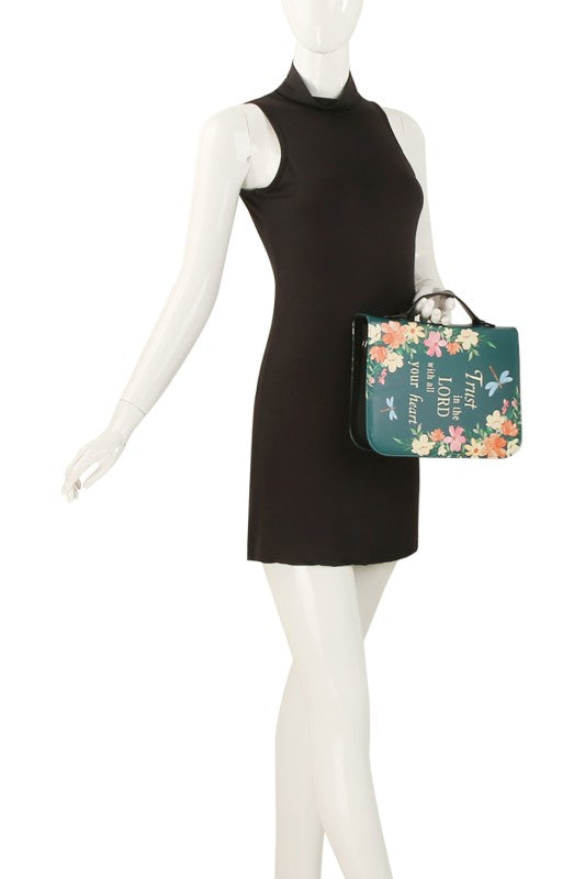Flower Bible Case Bag