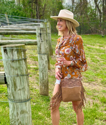 The Suede Knight Hat – Luxury Suede Fedora for Stylish Cowgirls, Western Fashion Hat