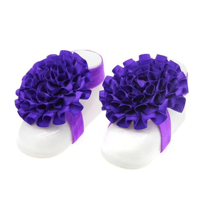 Baby Floral Headband and Foot Accessories Set