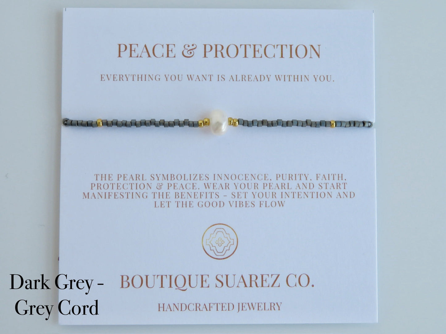 Manifest Peace - Pearl Bracelet