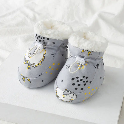 Fleece-Lined Baby Shoes for Soft Foot Protection