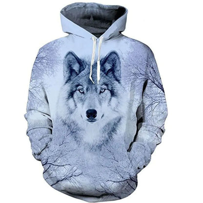 Men's Printed Hooded Sweatshirt