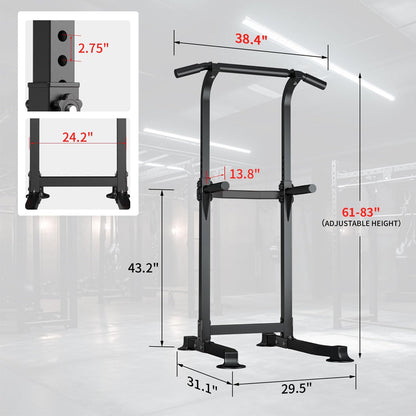 Ainfox Weight Capacity  330LBS Free Standing Chin Up Bar Home Gym Equipment