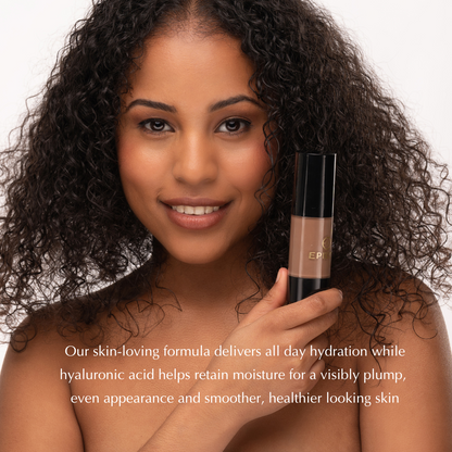 Breathable Full-Coverage Foundation – Dewy Finish, Hydrating, Vegan, Gluten-Free (SPF 15)