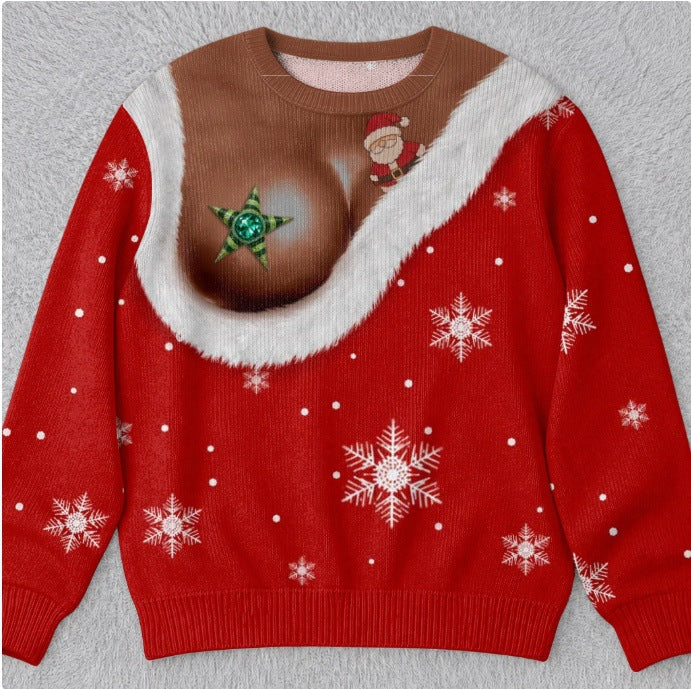Crewneck Pullover SweatshirtChristmas Carnival