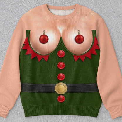 Crewneck Pullover SweatshirtChristmas Carnival