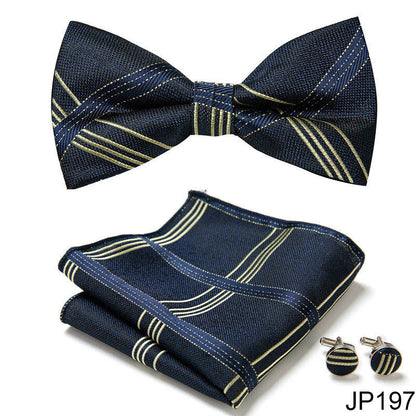 Men's Formal Suit British Korean Bow Tie