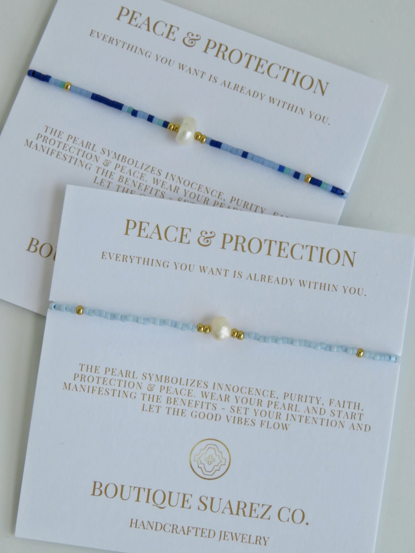 Manifest Peace - Pearl Bracelet