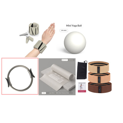 Yoga Fitness Pilates Ring Women Girls Circle Magic Dual Exercise Home Gym Workout Sports Lose Weight Body Resistance