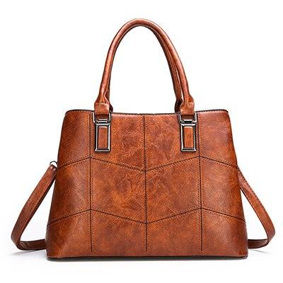 Luxury 3 Piece Leather Tote Set | Genuine Leather Cowgirl Shoulder Bag & Clutch