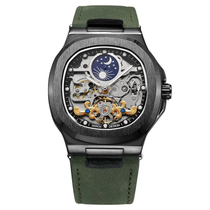 Full-automatic Mechanical Tourbillon Hollow Men's Watch