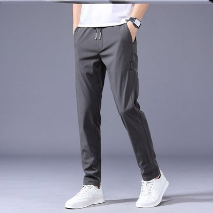 Men’s Straight Leg Sweats – Lightweight, Casual, Korean-Inspired Comfort