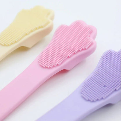 Silicone Toothbrush For Pets Food Grade Oral Cleaning Tool Finger Cover Toothbrush For Dogs And Cats