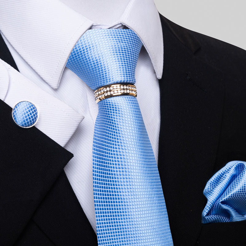 Multi Colored Striped Floral Mens Tie