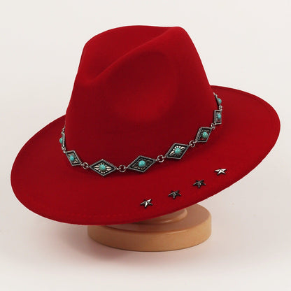 Fashionable Versatile Vintage-patterned Hatdenim Hat