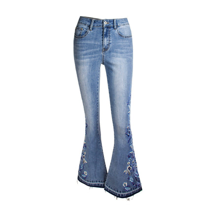 "Riley" Flared Denim Jeans