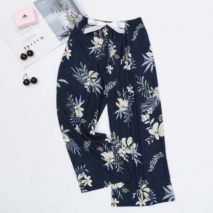 Cotton Sleep Pants - Loose Casual Printed