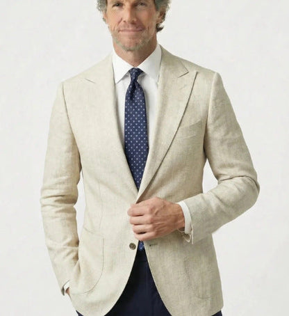 Mens Casual Plaid Jacket With Digital Print