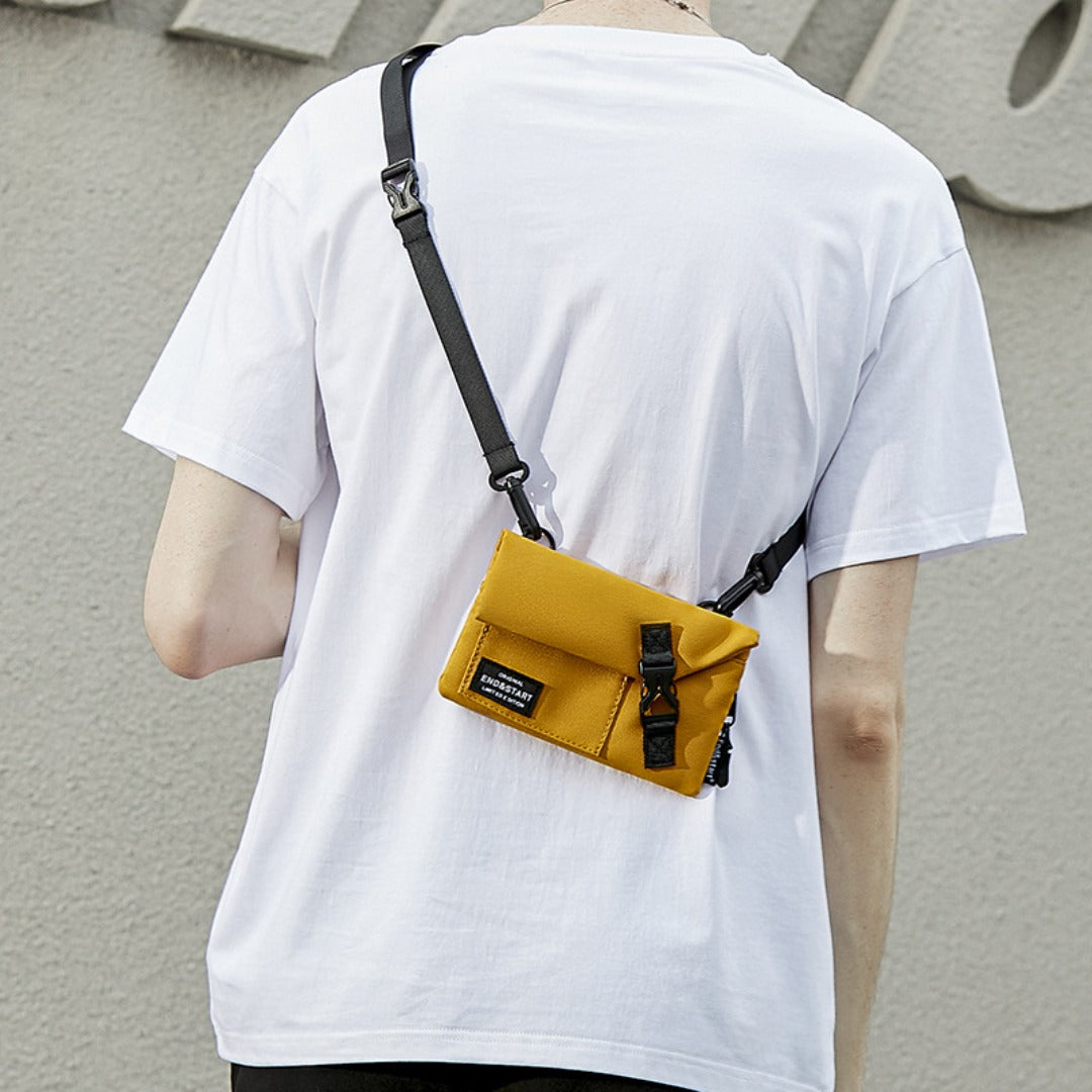 Men's Crossbody Bag Mini - Lightweight Small Phone Bag for Women & Boys, Casual Single Pack Crossbody Backpack