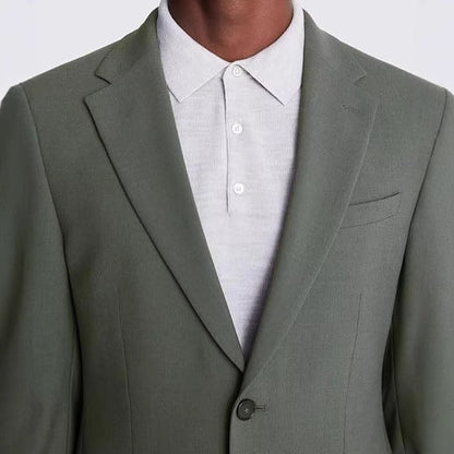 Mens Korean-style Slim-fit Two-piece Suit