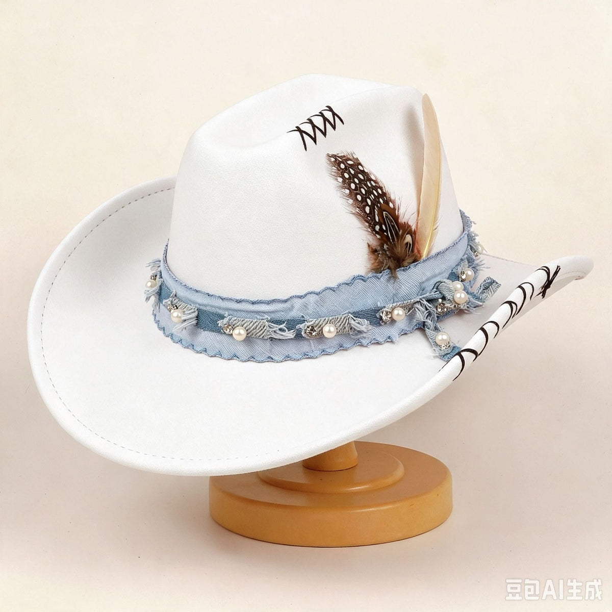 Western Cowboy Vintage Jazz Hat Felt Hat