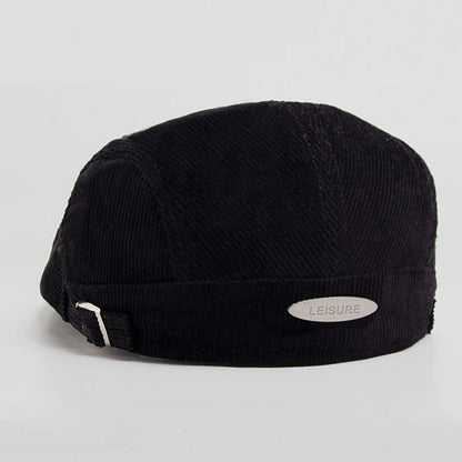 Autumn And Winter Corduroy With Two Hats